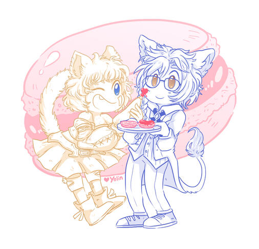 Chibi macaron | ArtBy:YolinArt