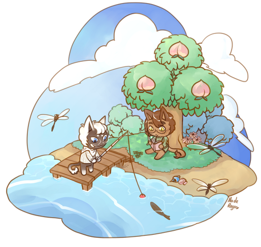 AnimalCrossing crossover | ArtBy:NaDeRegen