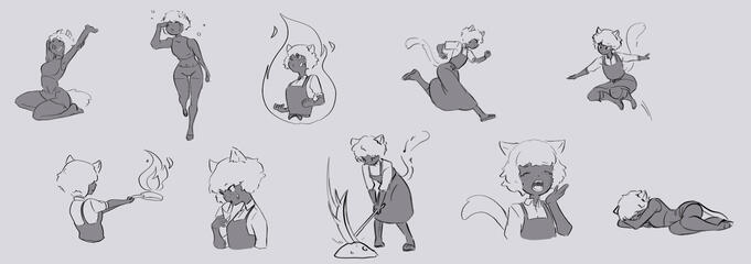 Oni's daily life in thumbs